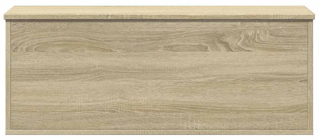 sonoma tölgy színű szerelt fa tárolóláda 90 x 35 x 35 cm