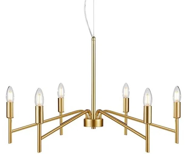Monarch aranyszínű függőlámpa, ø 70 cm - Markslöjd