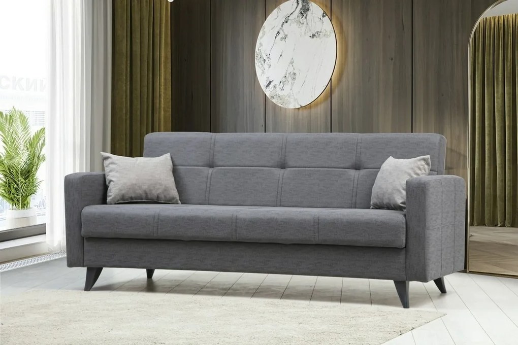 Polya 3 Dark Grey kinyitható kanapé