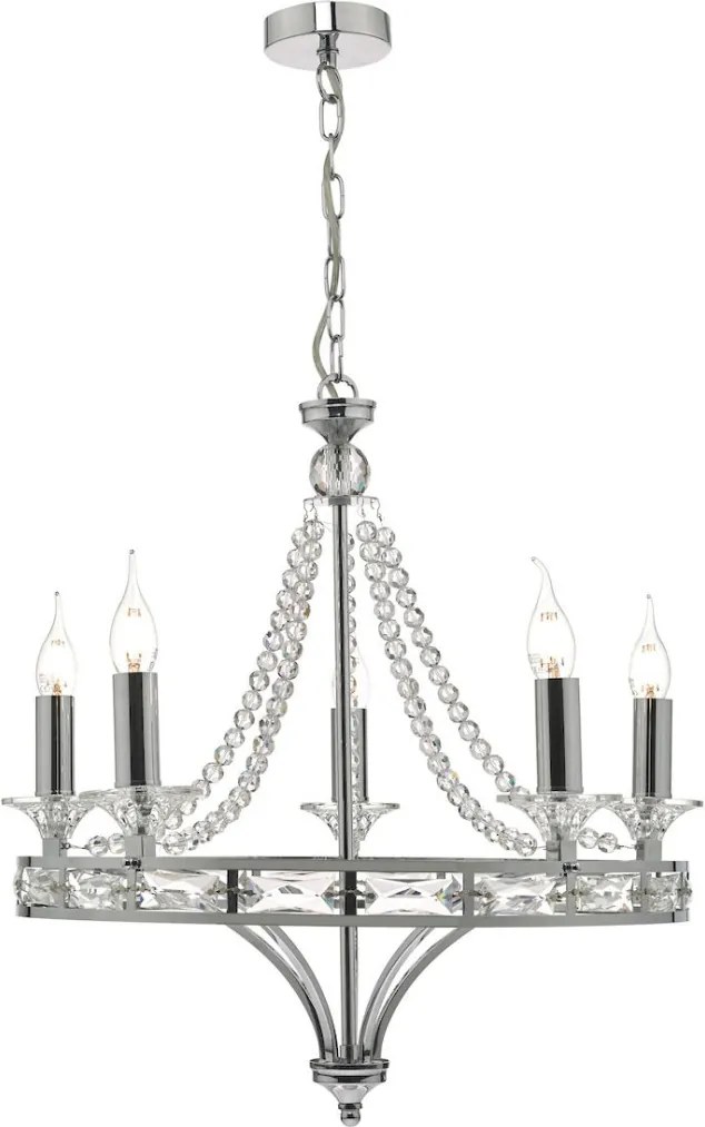 Dar Lighting MABRY MAB0550 Csillár 5x40W/E14