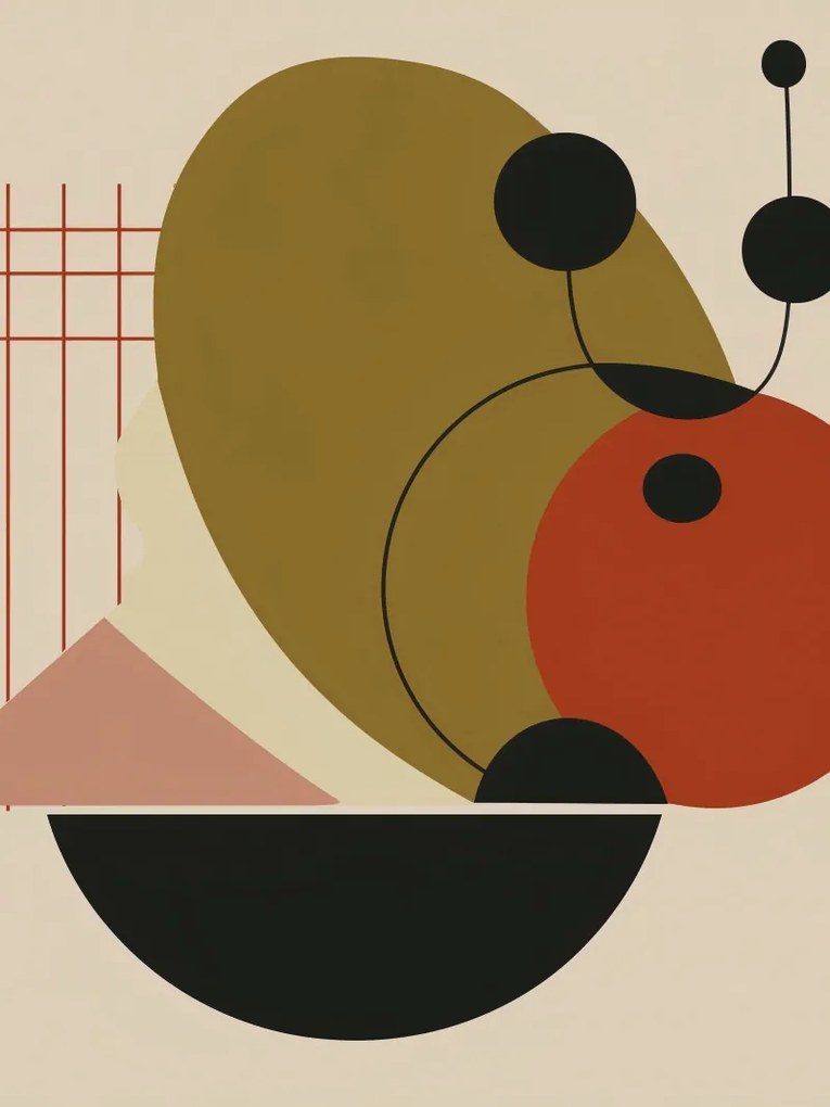 Poszter 15x20cm Geometrikus egyensúly