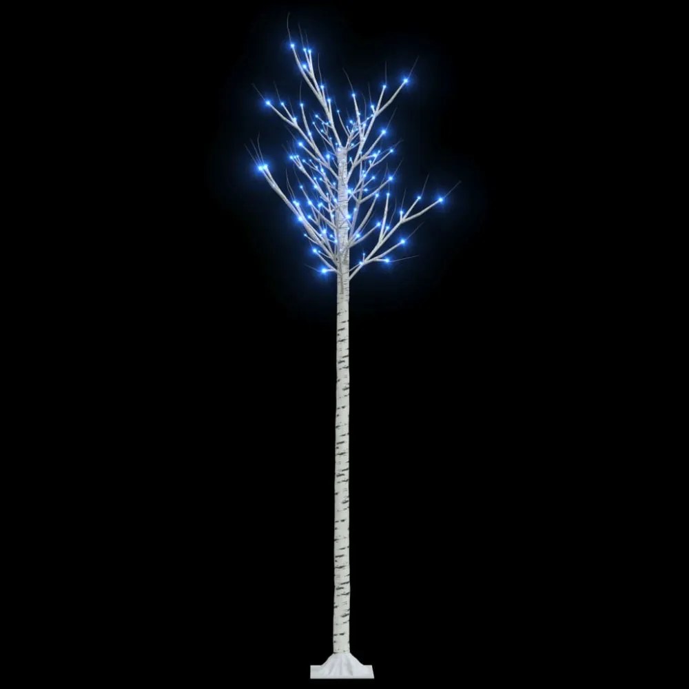 200 LED-es bel-/kültéri kék fűzfa karácsonyfa 2,2 m