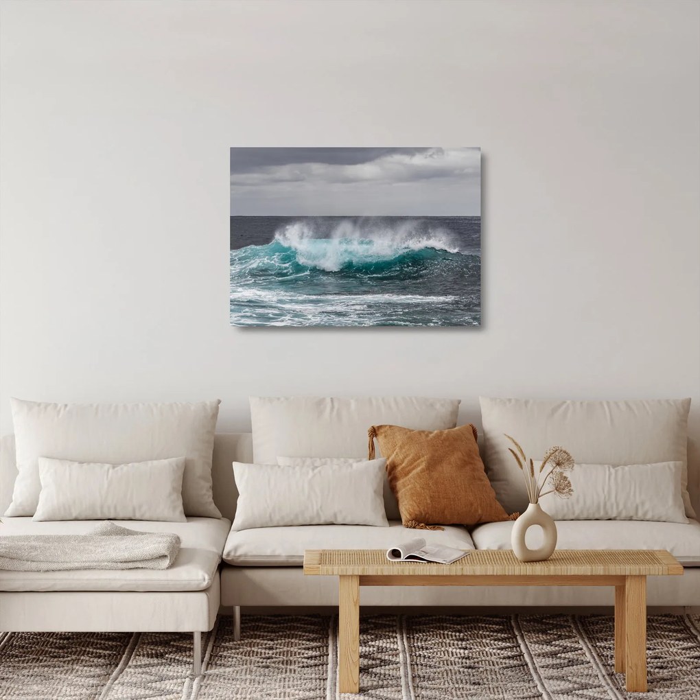 Kép - Hullámok az óceánban (üvegen) (70x50 cm)
