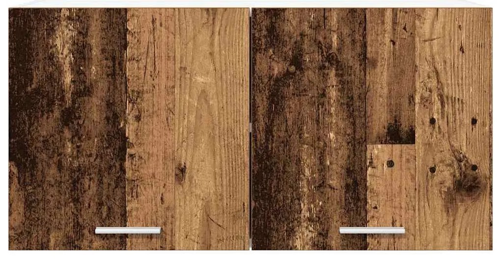 Függő szekrény polcokkal Riga Öreg fa 80 x 31 x 40 cm Faanyag