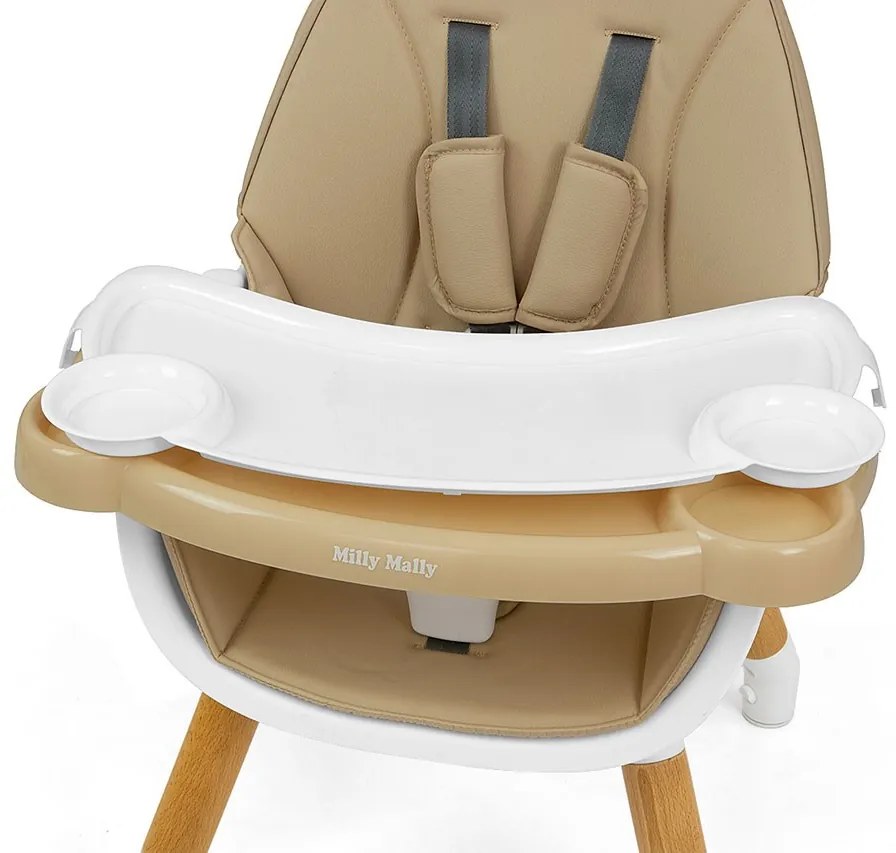 Etetőszék Milly Mally 2az1-ben Malmo beige