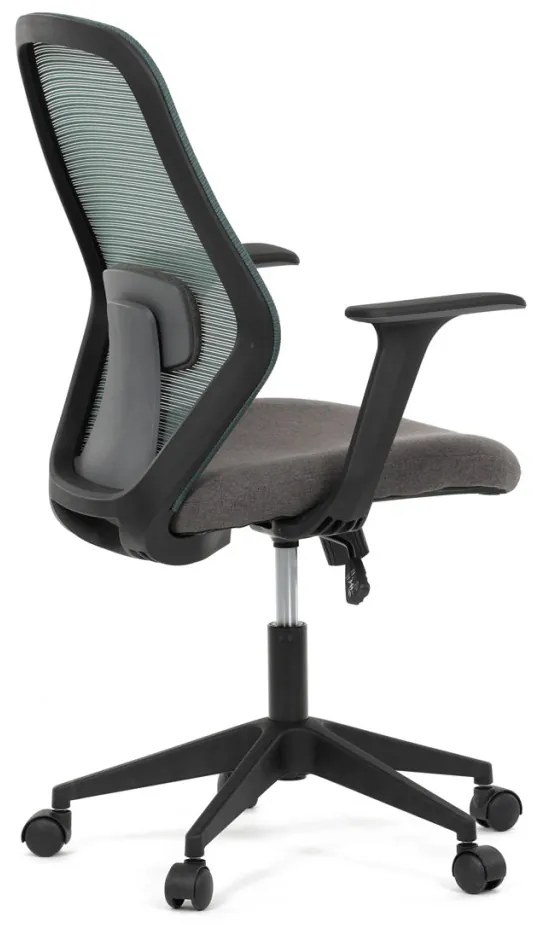 Scaun de birou pivotant de culoare verde cu mecanism de balansare. KA-V3149