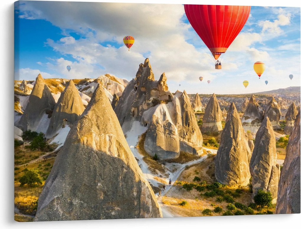 Kép - Hőlégballonok (70x50 cm)