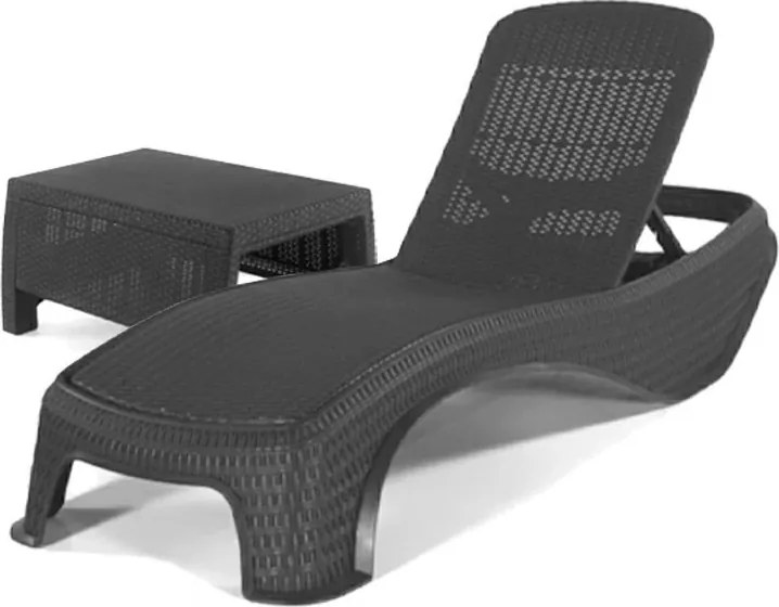 Atlantic kerti nyugágy set Corfu asztallal