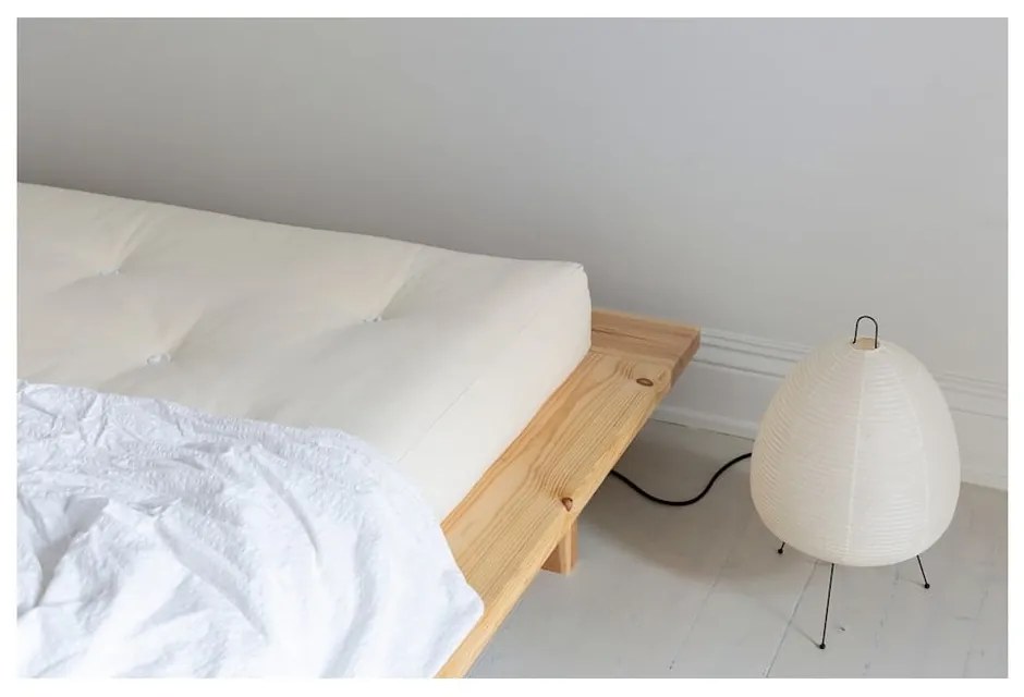 Fehér puha futon matrac 90x200 cm Triple latex – Karup Design