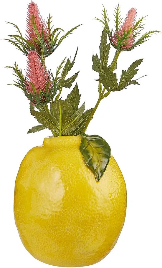 LEMON citrom formájú váza 18 cm