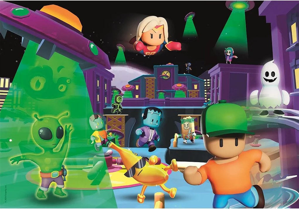 Stumble Guys Alien 180 db-os puzzle Clementoni