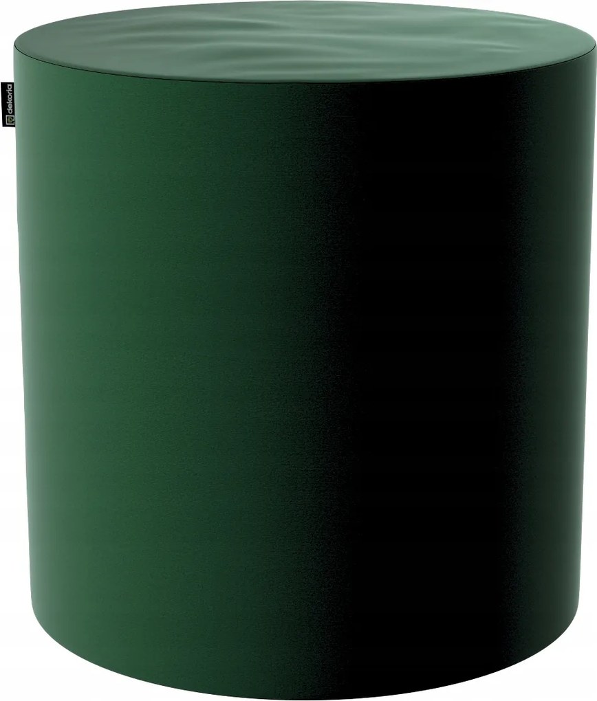 Dekoria Barrel puff üveg zöld Velvet