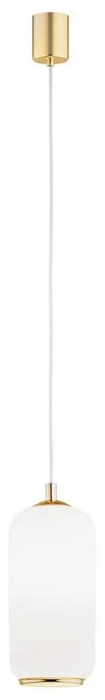 Argon Argon 4993 - Csillár zsinóron PALLADO 1xE27/15W/230V arany/fehér AR4993