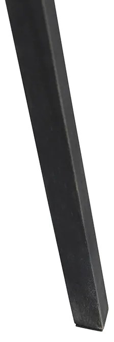 Rusztikus állólámpa állvány fekete - Tripod Classic