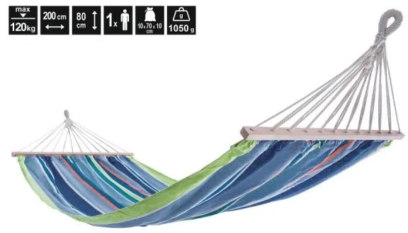 Kék függőágy 200x80 cm