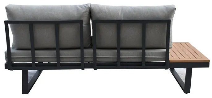 Kerti Garnitúra, Alumínium + Polywood, Szürke. AZS-G1924 GREY