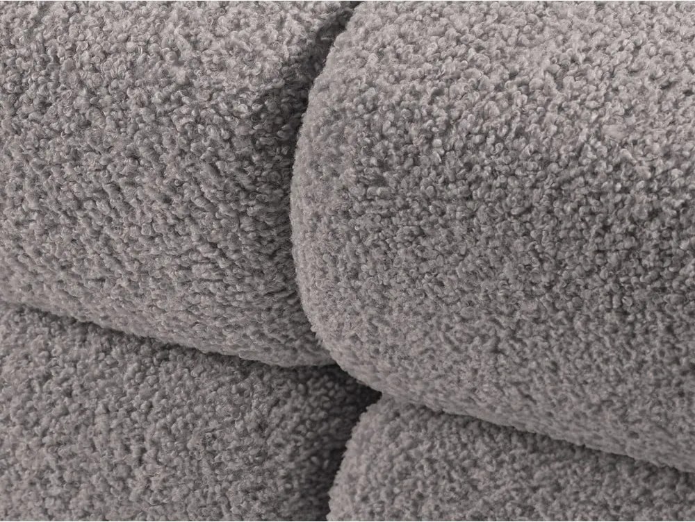 Világosszürke buklé moduláris sarokkanapé (jobb oldali) Bellis – Micadoni Home