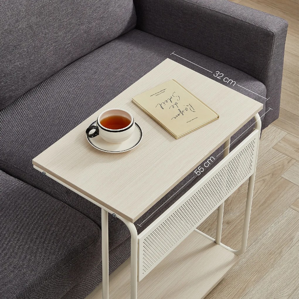 Mobil kisasztal MIREZO 55x33cm, bézs