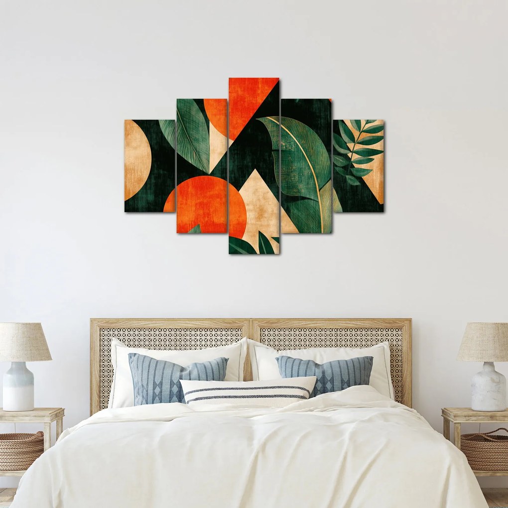 Kép - Geometrikus természeti minták II. (150x105 cm)