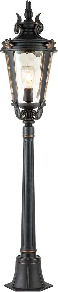 Elstead klasszikus kültéri állólámpa baltimore borostyán antik bronz elsbt4-m IP44