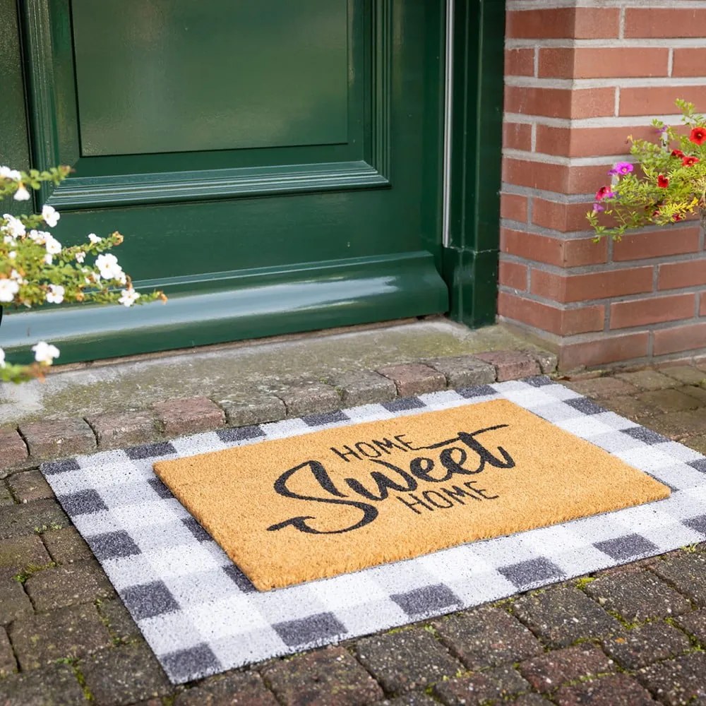 Kókuszrost lábtörlő 40x60 cm Home Sweet Home - Esschert Design
