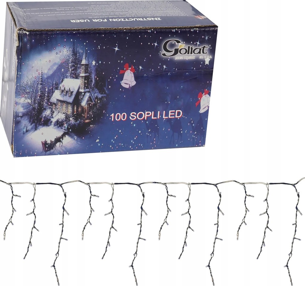 Függöny Fényháló 100 Led karácsonyi fények Karácsony