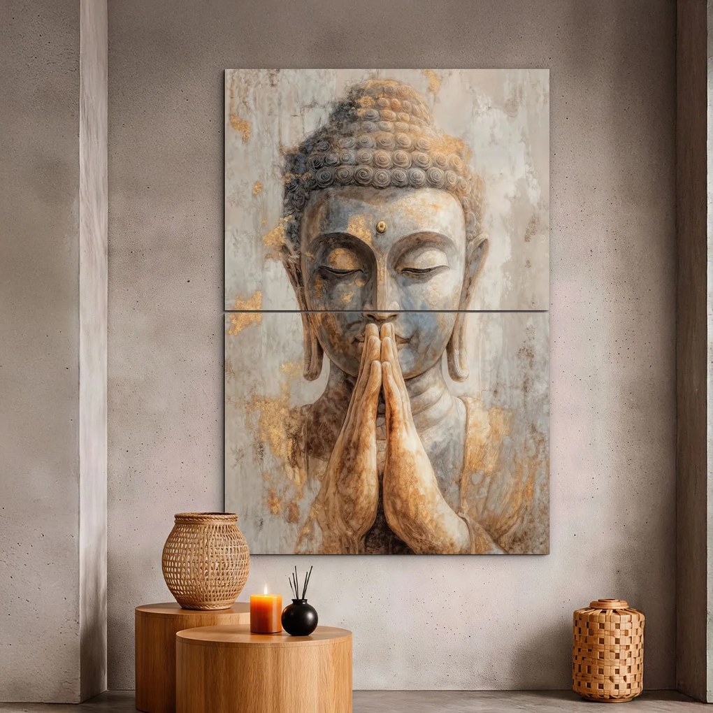 DUBLEZ | Fából készült kép - Buddha | Prémium UV nyomtatás