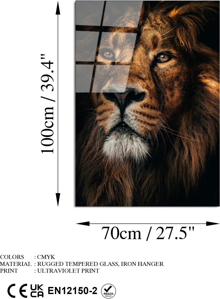Üvegkép, 70×100 cm – UV-159