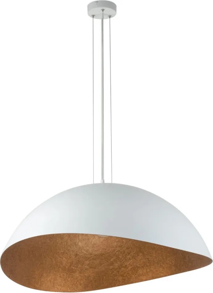 SIGMA LIGHTING 40623 SOLARIS Modern Függesztett Lámpa Fehér, Réz E27 IP20