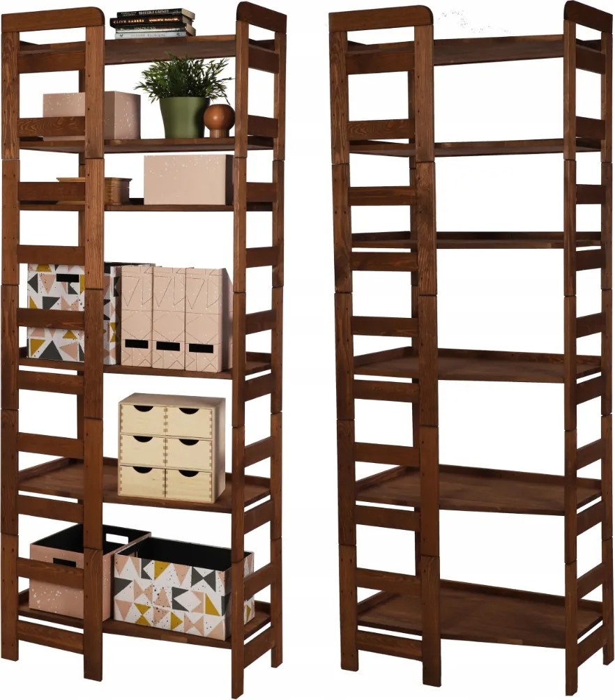 Irodai könyvespolc sarok könyvespolc Moduláris Teljes Polcos 6db Eco