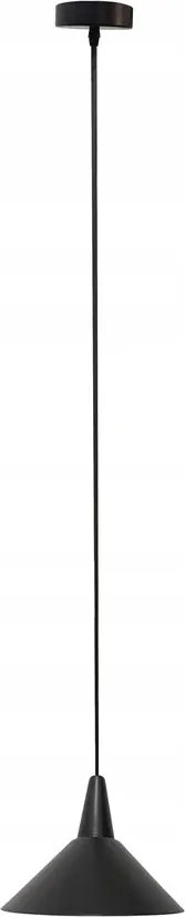 Függőlámpa nappaliba E27 1x40W matt fekete szín Rabalux