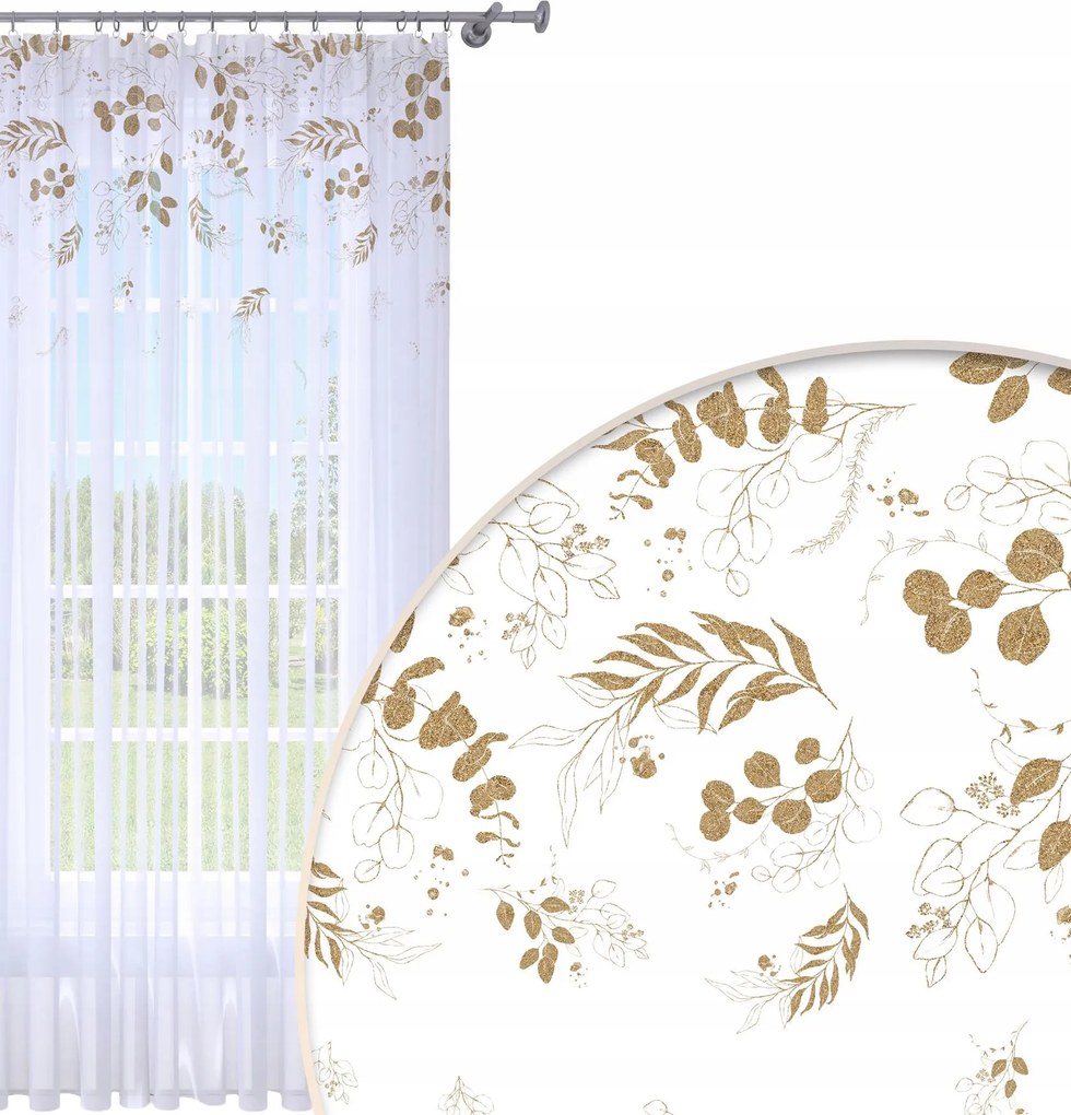 Függöny Kész 140x250 Fátyol Festett Béka Mintás 151