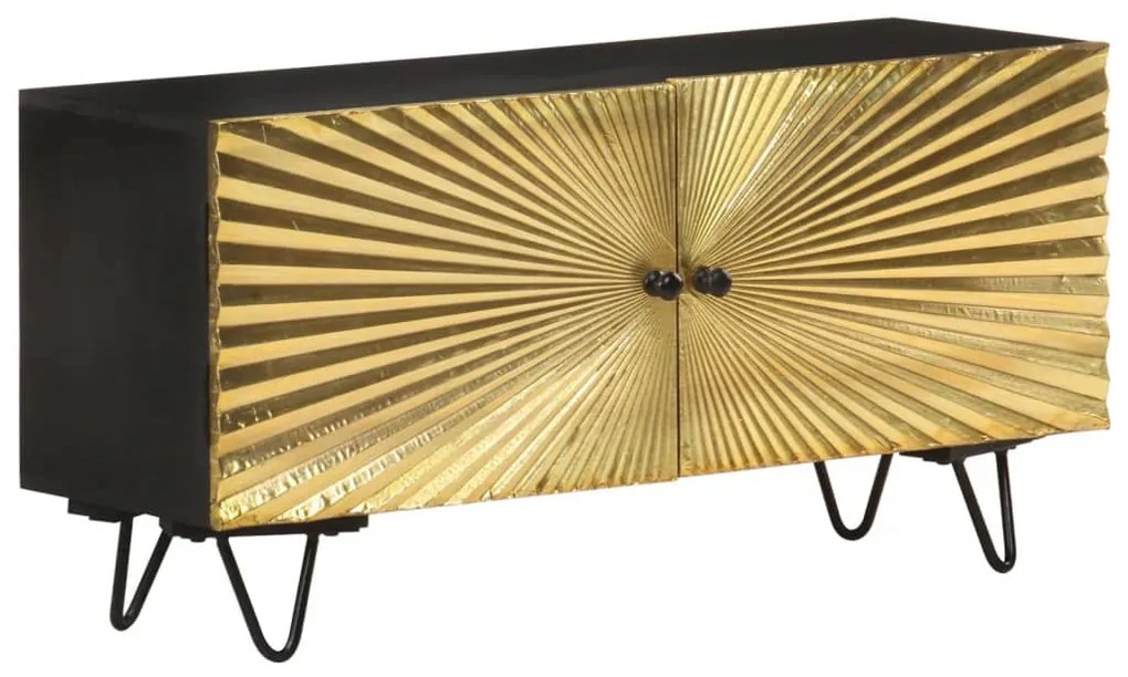 tömör mangófa TV-szekrény 90 x 30 x 45 cm