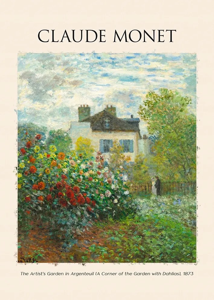 Monet Művészkert poszter A1 59,4x84,1cm #415