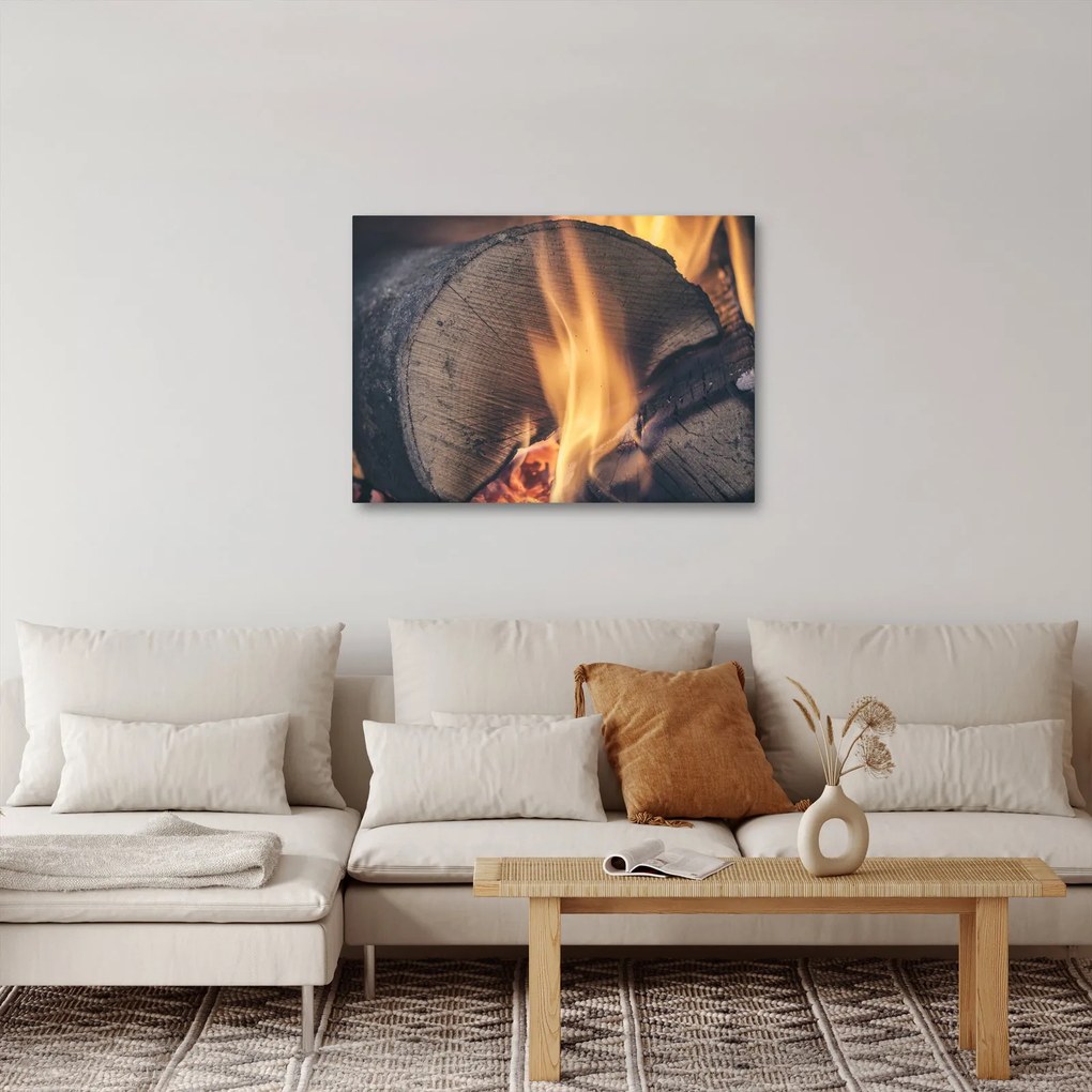 Égő fa képe (70x50 cm)