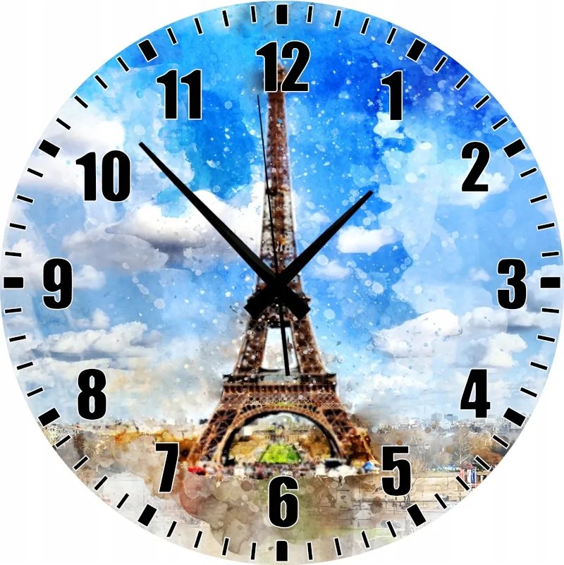 Falióra Dekoratív Ajándék Full print Párizs 45 cm