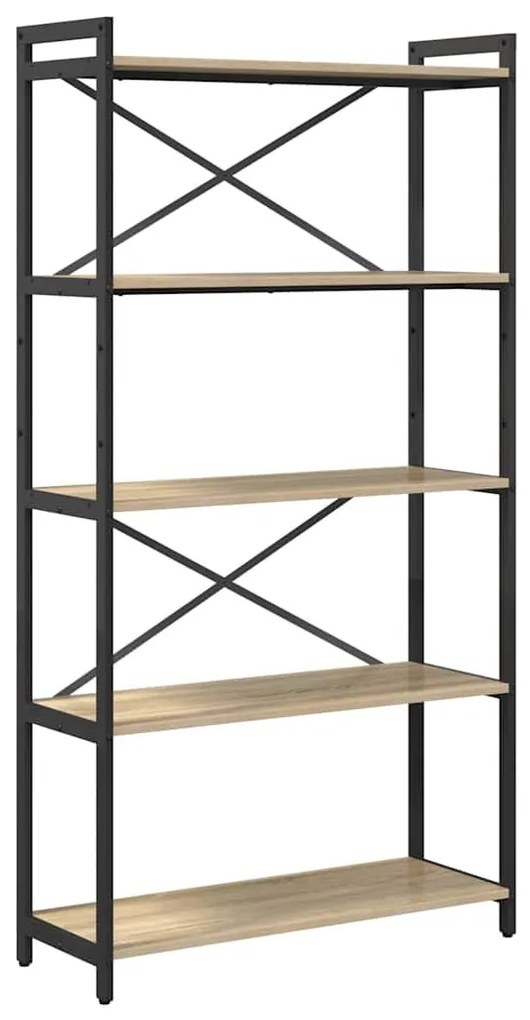 Könyvszekrény sonoma tölgy 80 x 30 x 153 cm Faanyag