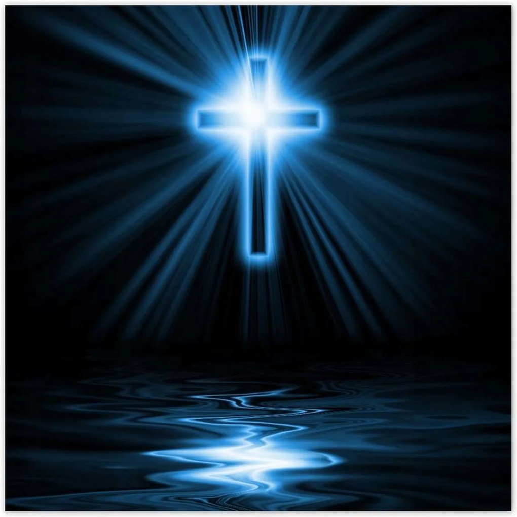 Poszterek 100x100 Kereszt Jézus Mennyország