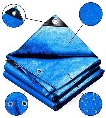 Takaróponyva kék 15x20m 75g/m2