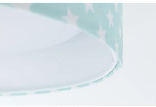 LED mennyezeti lámpa GALAXY KIDS LED/24W/230V zöld-fehér csillagokkal