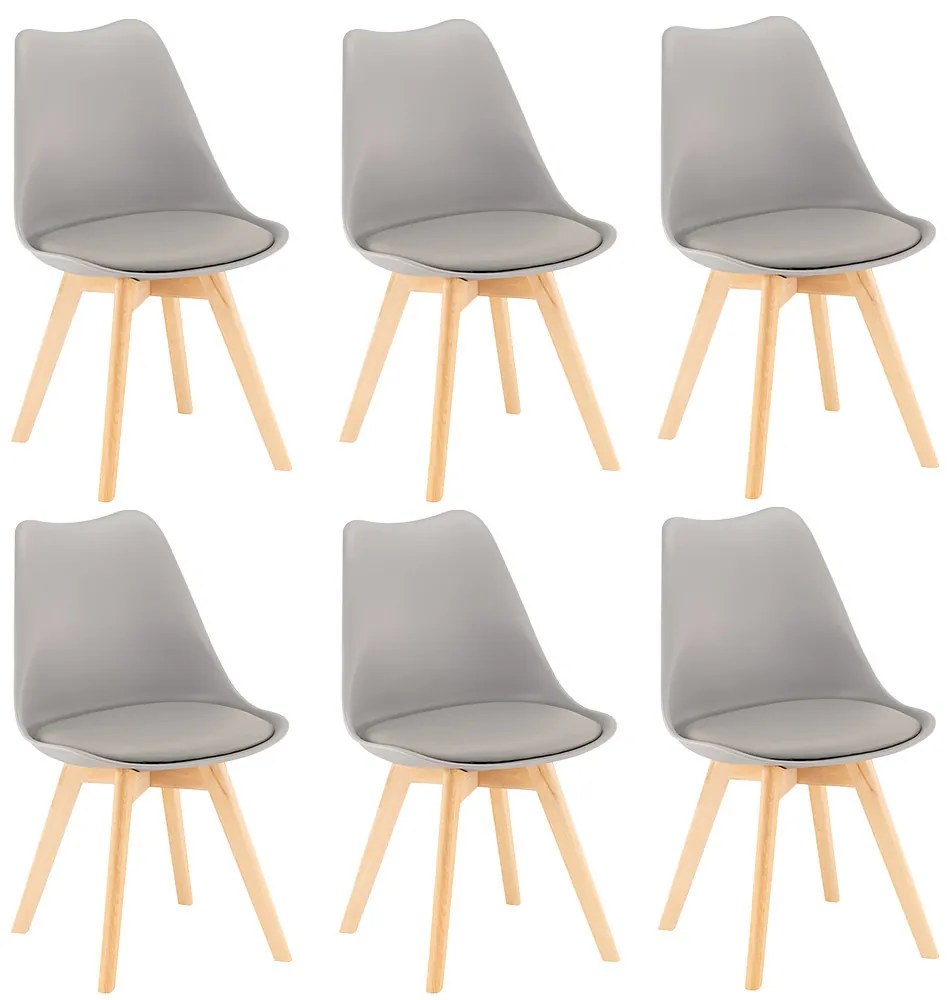 Silla étkezőszék 6 db szürke színben