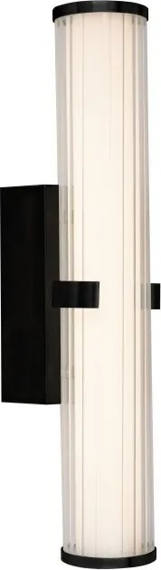 Fekete LED fürdőszobai fali lámpa tükör fölé IP44 védelemmel – Searchlight CLAMP 63125-1BK