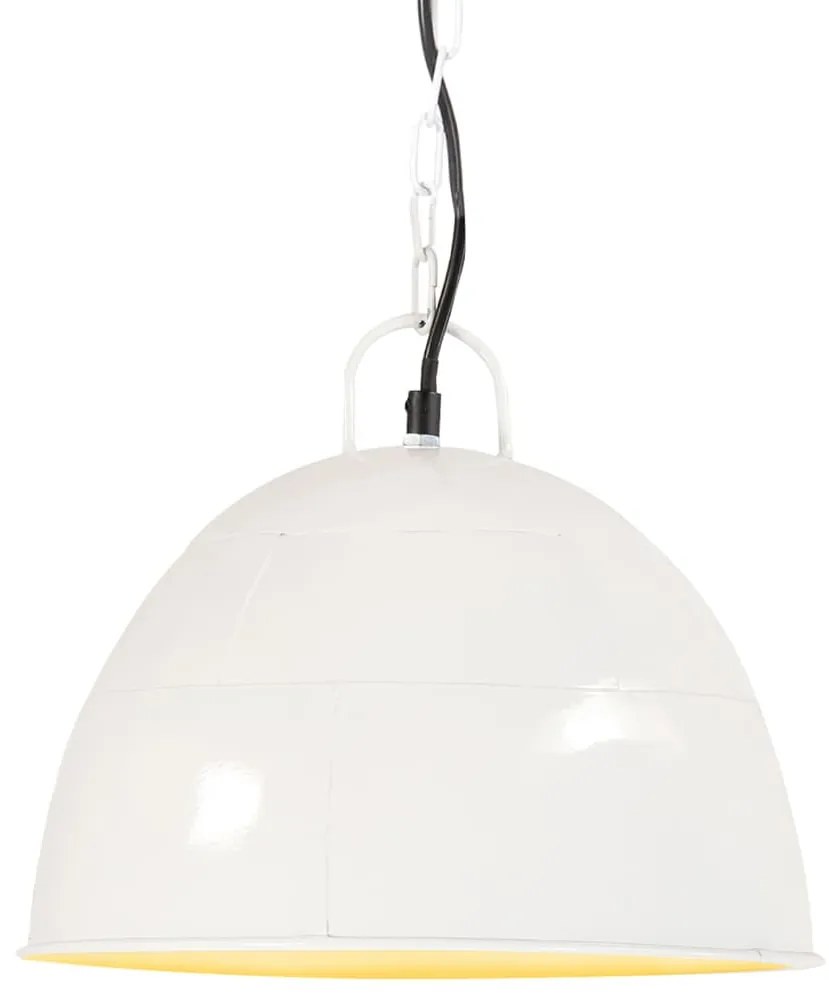 kerek fehér ipari vintage függőlámpa 25 W 31 cm E27