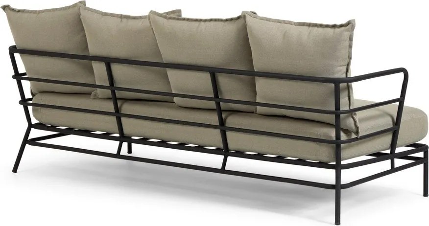 Mareluz bézs fémszerkezetű kerti kanapé - Kave Home