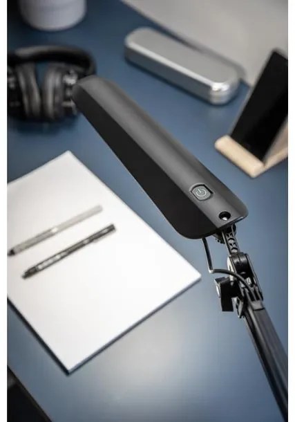 Lámpa Asztali ARCHITECTO 8W, 600lm, AC220-240V, 4000K, PF>0,5, 3 fokozatú fényerő , Ra>80, fekete