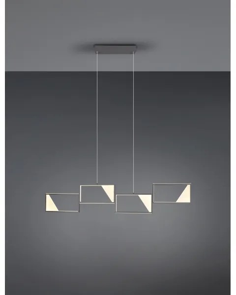 Trio - LED Dimmelhető csillár zsinóron CAFU 4xLED/7W/230V