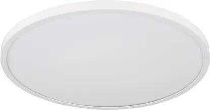 Globo 41566-20W Mennyezeti lámpa, matt fehér műanyag, felfelé is világít "háttérvilágítás", ø: 300mm, M: 35mm, tartozék: LED 20W 230V, 2400lm forrás, 1000lm kimenet, 4000K