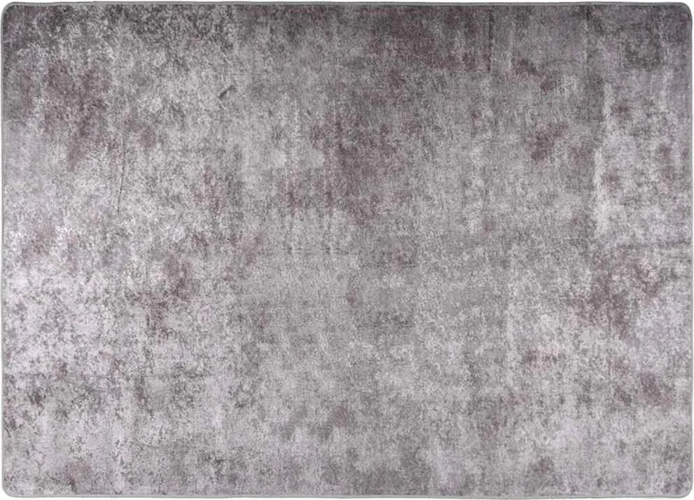 vidaXL szürke csúszásmentes mosható szőnyeg 120 x 180 cm
