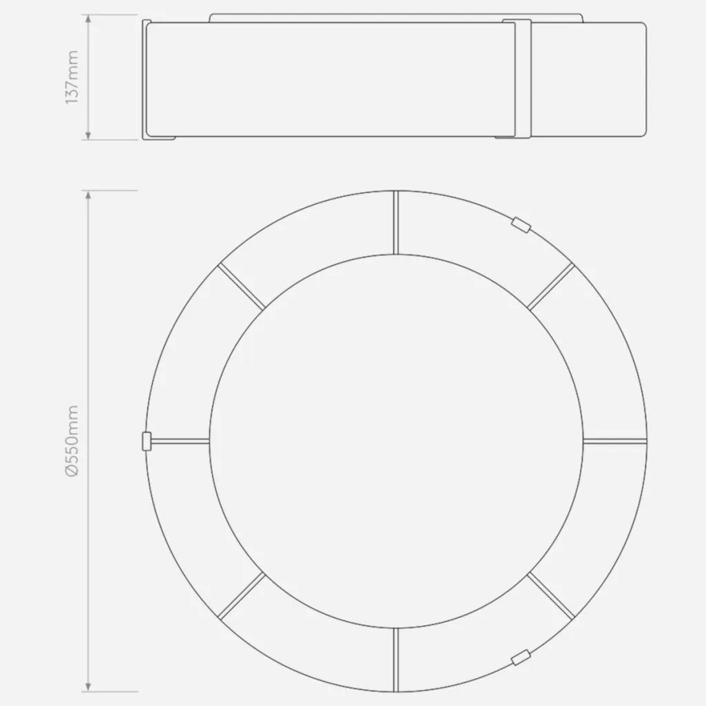 ASTRO LIGHTING 1463004 SALINA Ernyős Mennyezeti Lámpa Bézs E27 IP20
