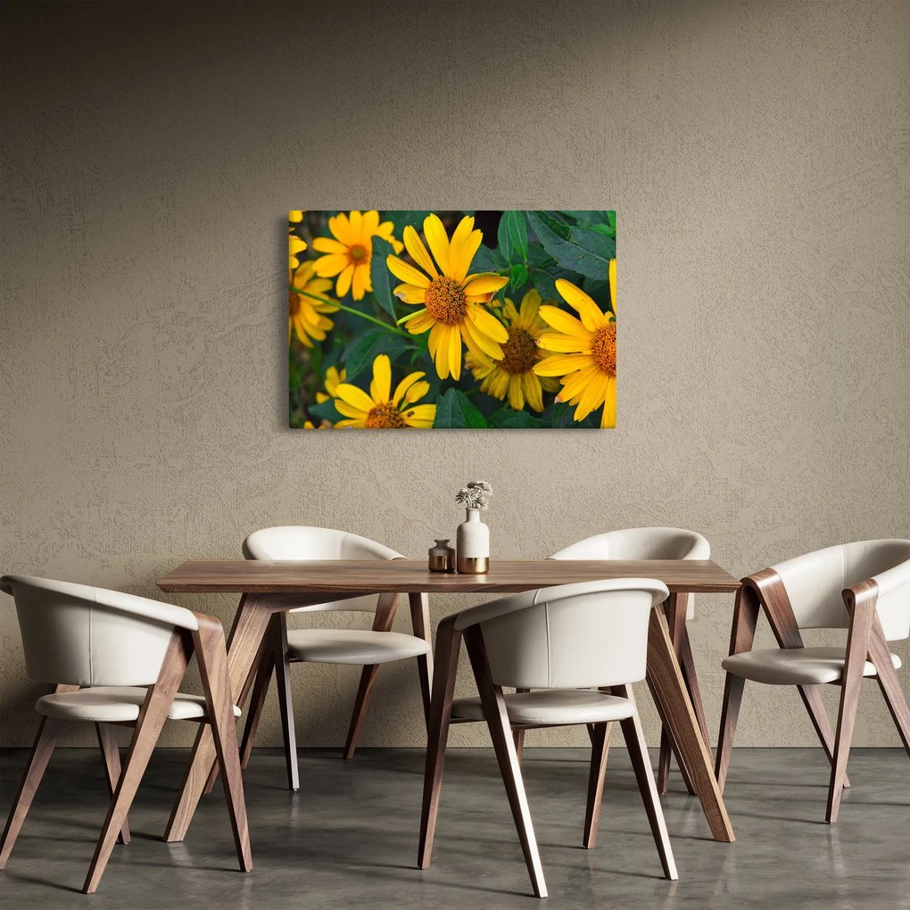 Sárga virágok képe (90x60 cm)